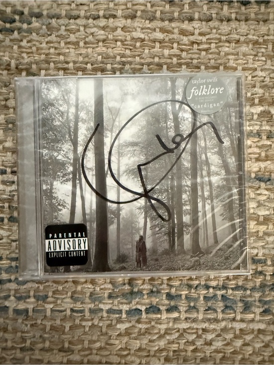 Taylor Swift Other - Taylor Swift folklore CD — Black & Gray Signed Cover